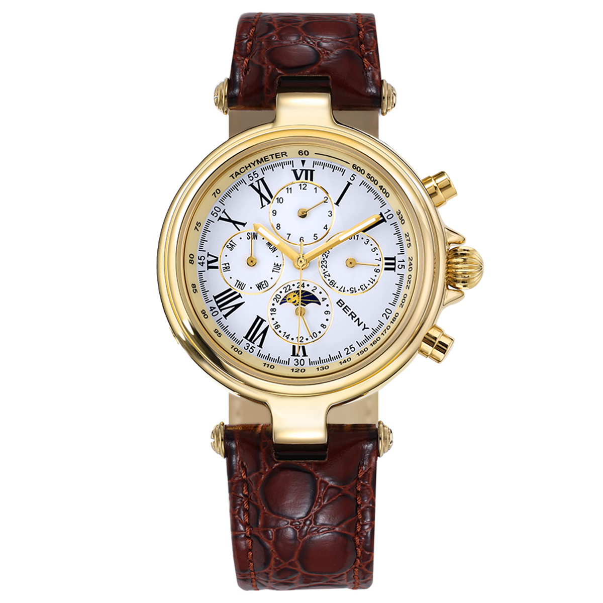 Chronograph Flyback Watch - ساعة رجالية أوتوماتيكية من BERNY بتصميم
