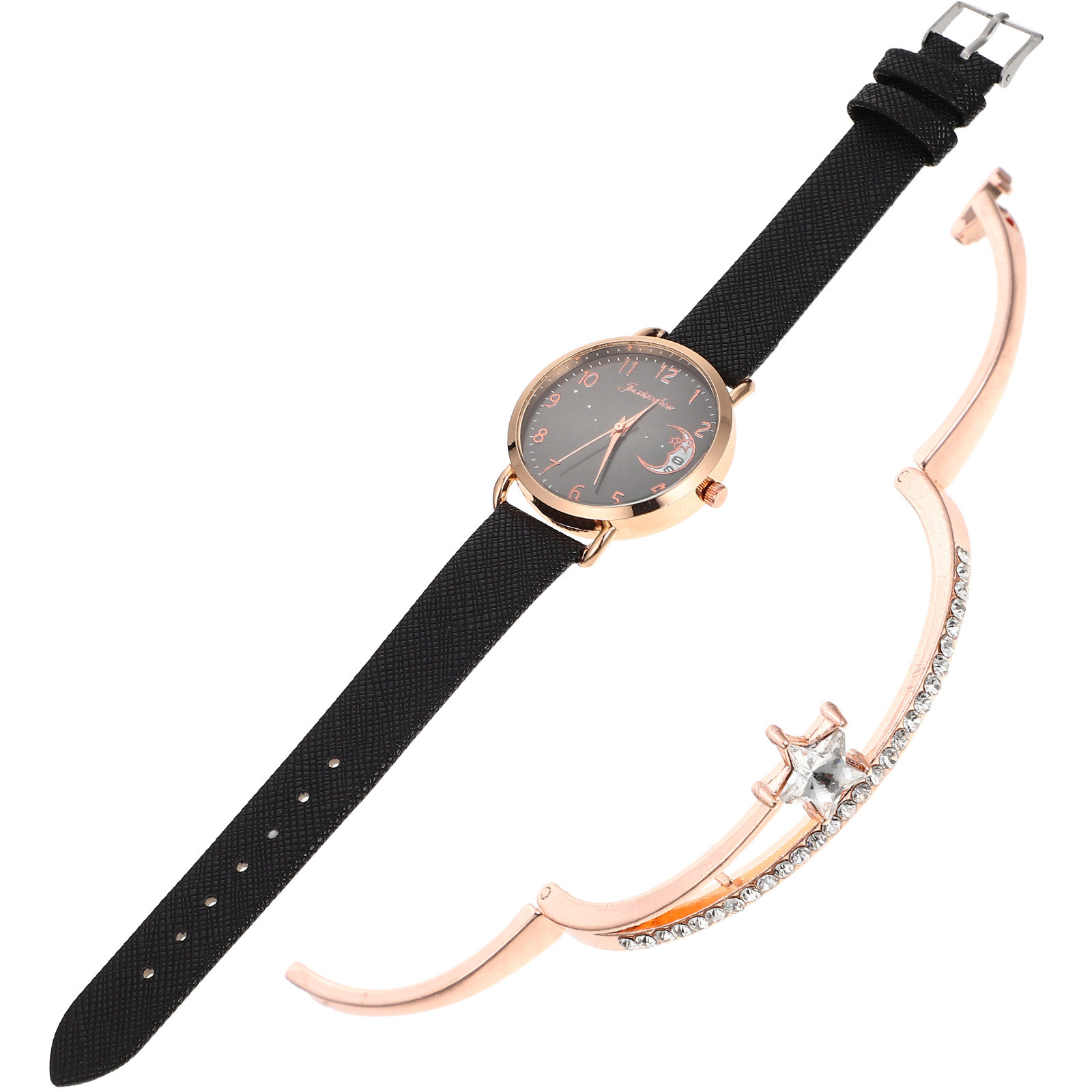 Luxury Watch White - 1 مجموعة من الساعات النسائية الأنيقة