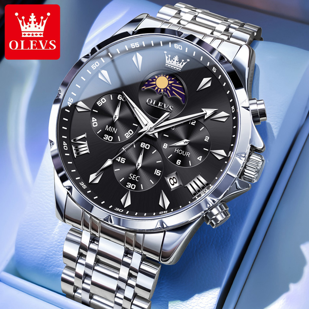 Luxury Watch Wallpaper - ساعة رجالية من ماركة OLEVS 3653