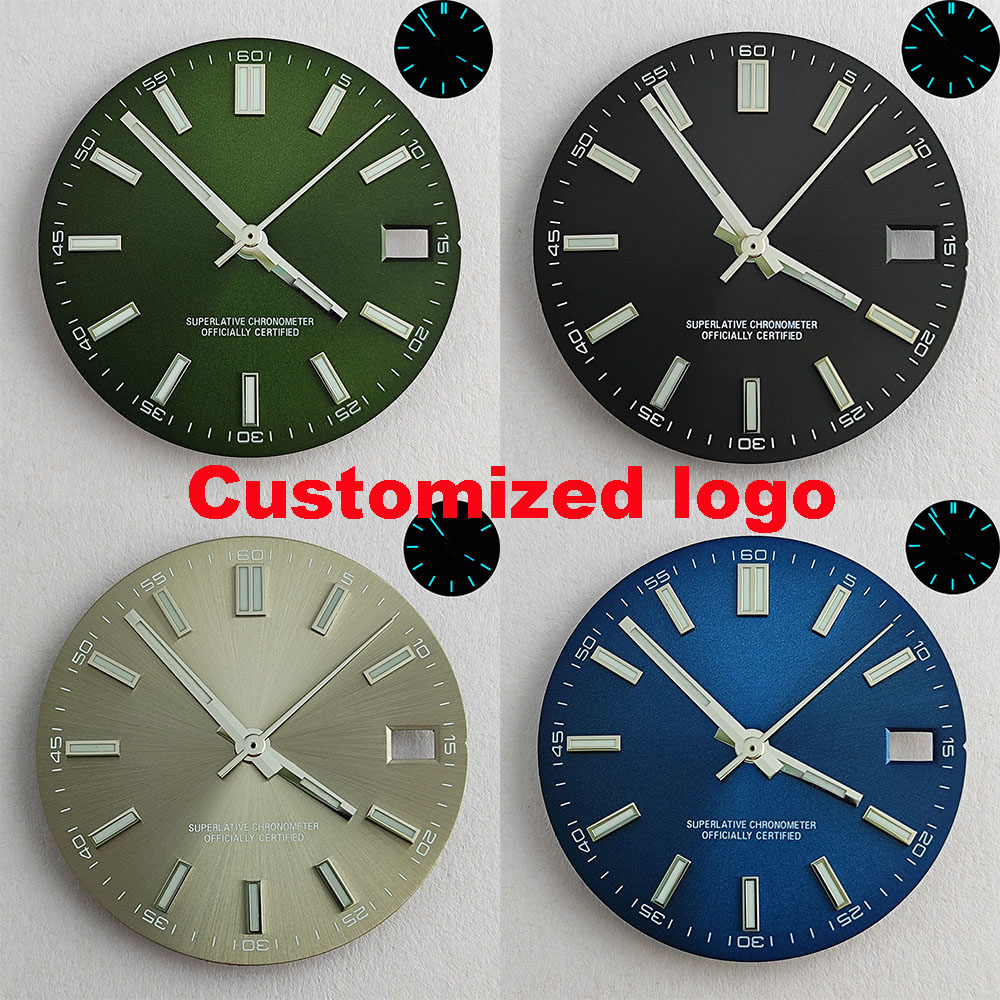 Luxury Watch With Green Dial - قرص NH35 قرص ساعة NH35 أزرق-أخضر