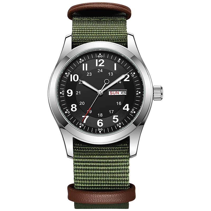 Luxury Watch With Green Dial - ساعة رجالية 2026 بقطر 42 ملم
