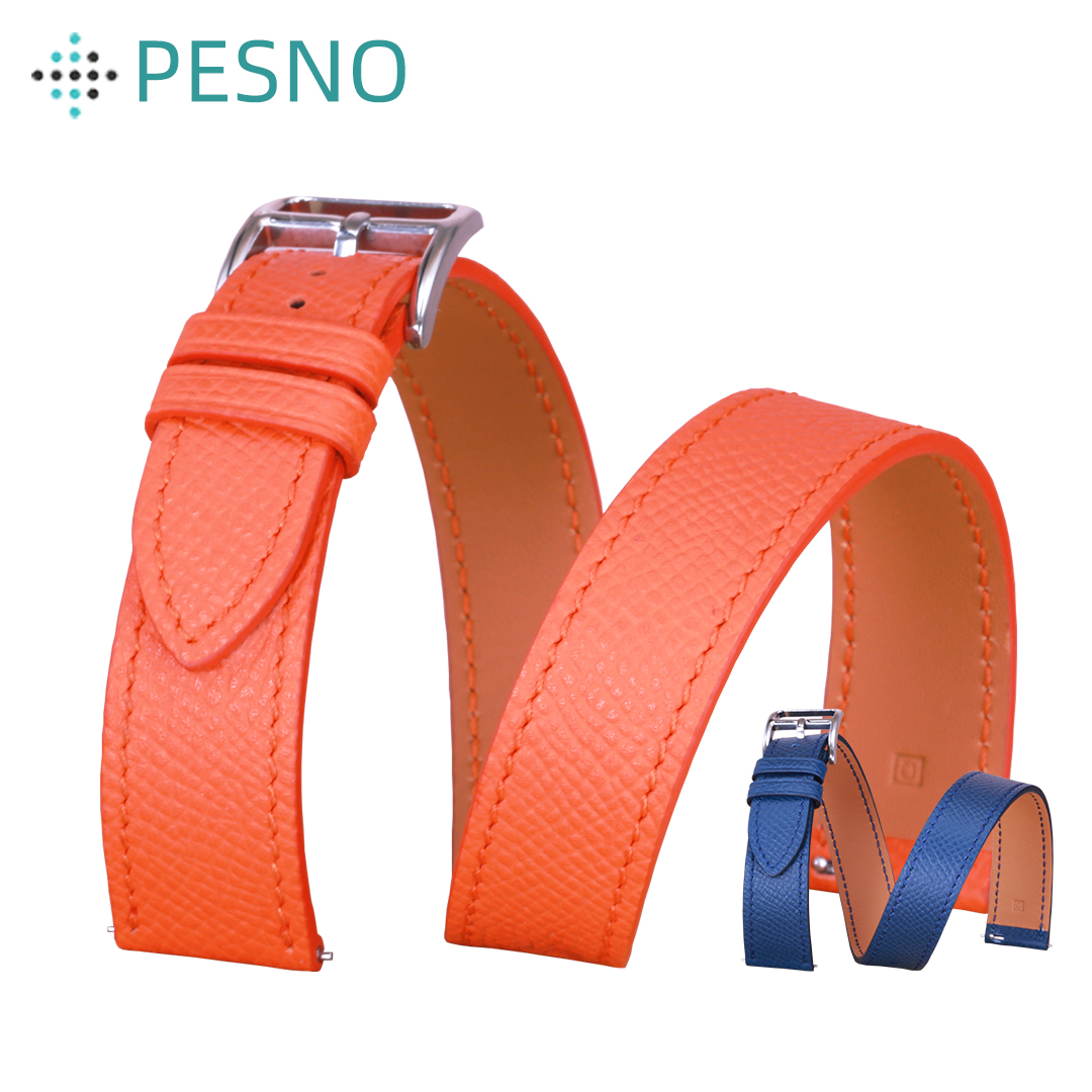 Luxury Watch Hermes - أشرطة ساعة Epsom من جلد البقر