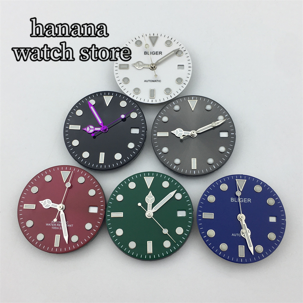 Luxury Watch With Green Dial - ساعة يد بقطر 29 ملم بألوان