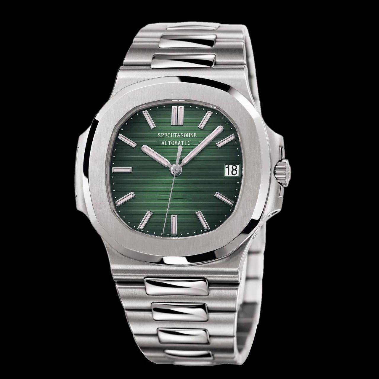 Luxury Watch With Green Dial - SPECHT & SOHNE 2025 ساعة ميكانيكية