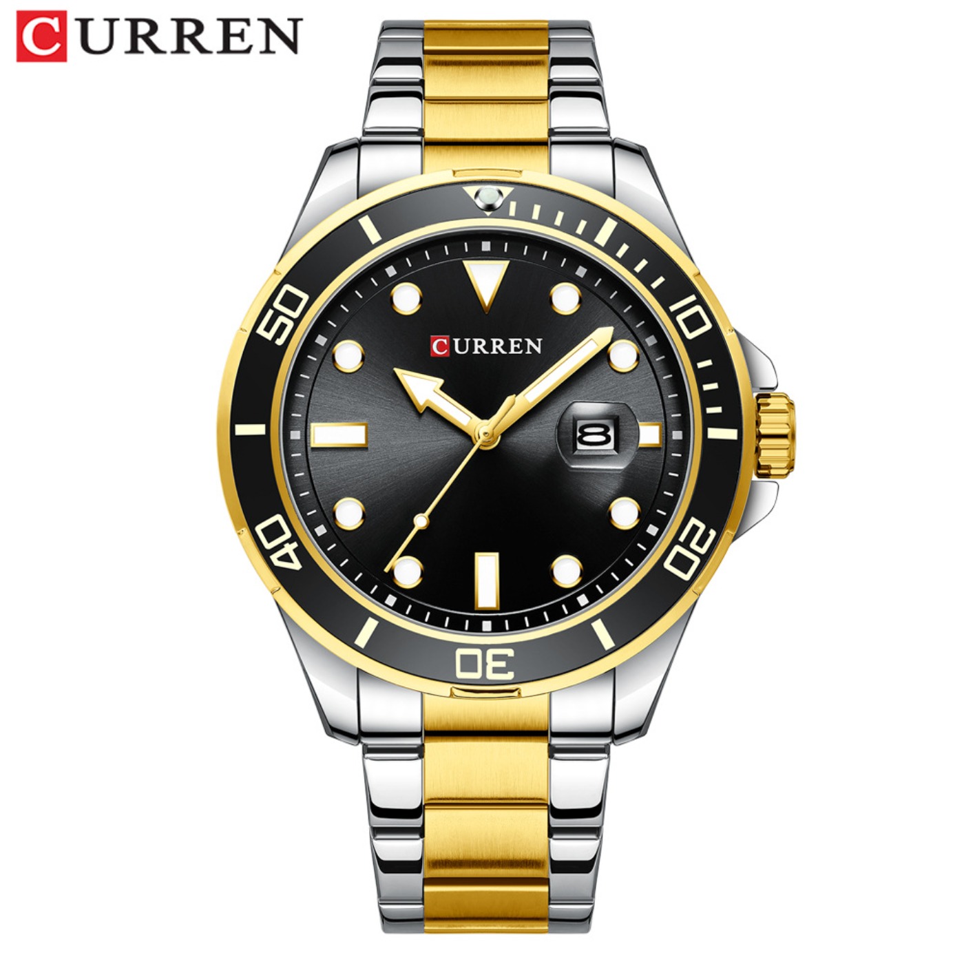 ساعات CURREN الجديدة من سلسلة  - مراجعة Luxury Watch Green وسعره