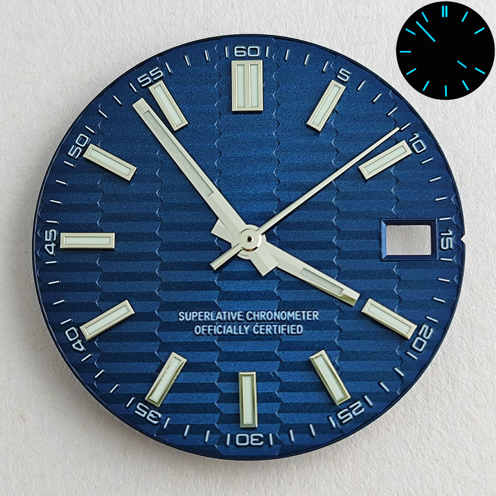 28.5 ملم NH35 قرص NH35 عقارب ز - مراجعة Luxury Watch With Green Dial وسعره