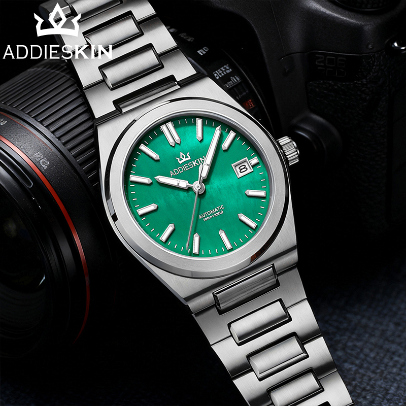 ساعة ADDIESKIN K008 الفاخرة لل - مراجعة Luxury Watch With Green Dial وسعره