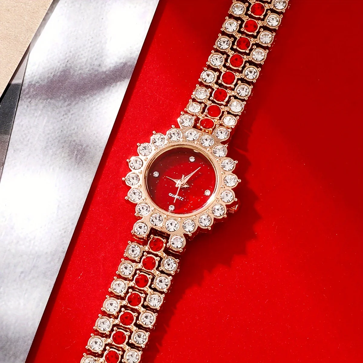 2 قطعة/المجموعة ساعة نسائية فا - مراجعة Luxury Watch Gift For Her وسعره