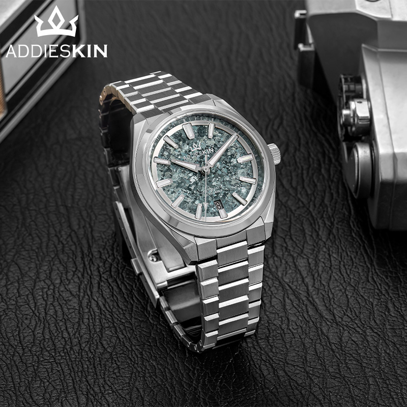 ساعة AddiesKin K006 من التيتان - مراجعة Luxury Watch With Green Dial وسعره