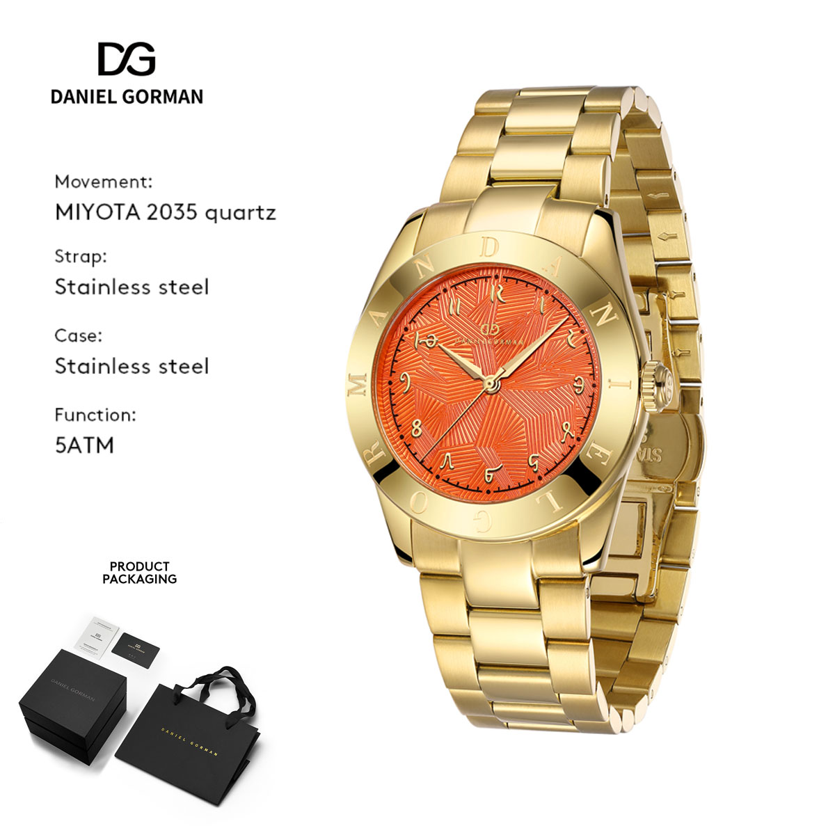 ساعة كوارتز نسائية من سلسلة دا - مراجعة Luxury Watch Gift For Her وسعره
