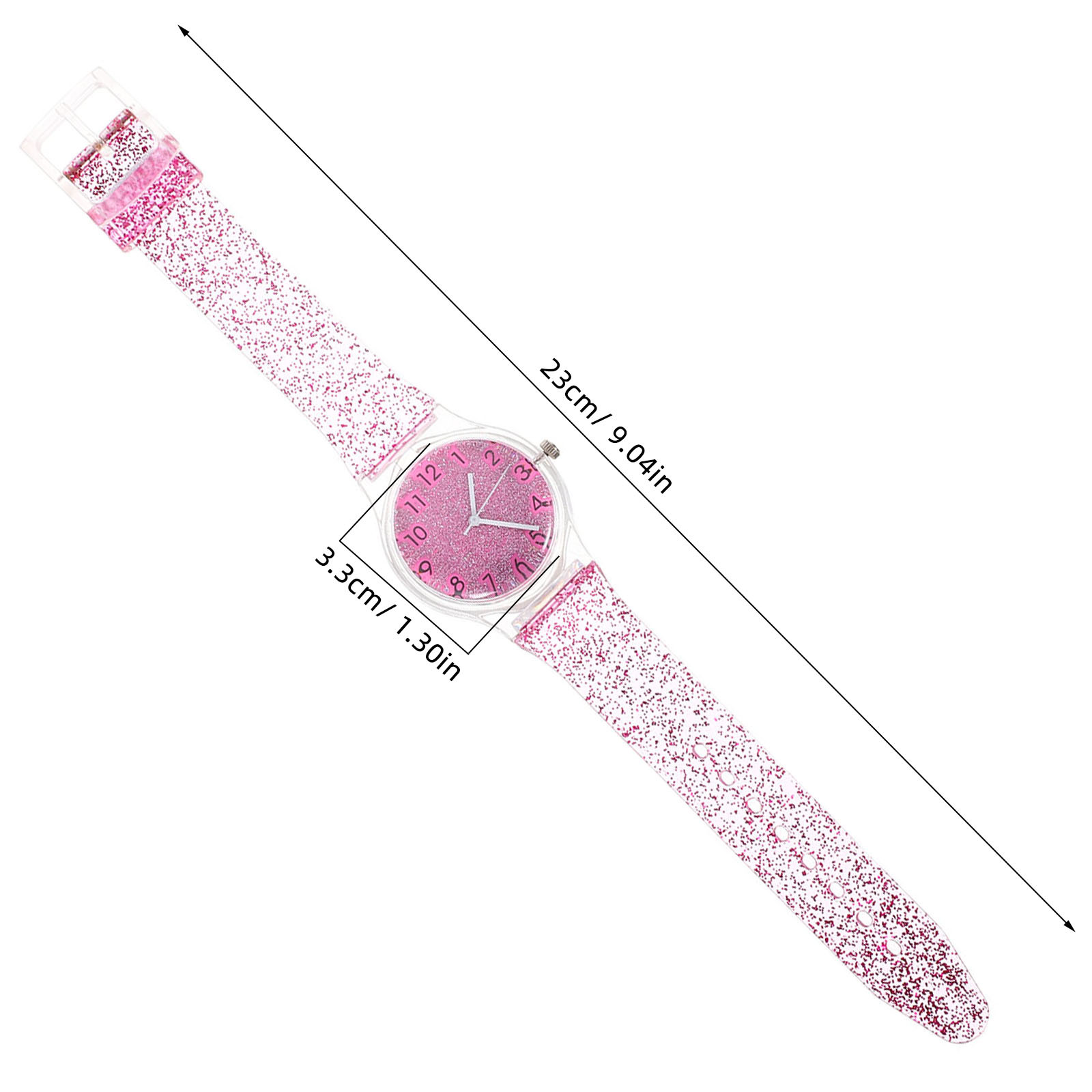 ساعة أطفال بتصميم لامع ملون وح - مراجعة Luxury Watch White وسعره