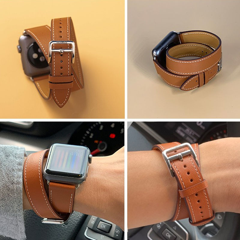 مزدوجة جولة حزام ل أبل ووتش ال - مراجعة Luxury Watch Hermes وسعره