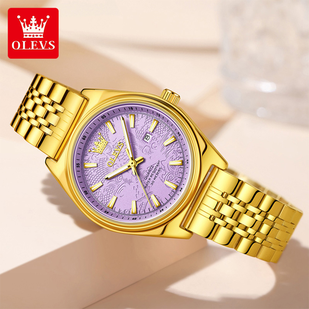 ساعة ذهبية فاخرة ماركة OLEVS ل - مراجعة Luxury Watch Index وسعره