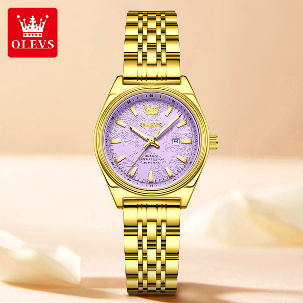 ساعة ذهبية فاخرة ماركة OLEVS ل - مراجعة Luxury Watch Index وسعره