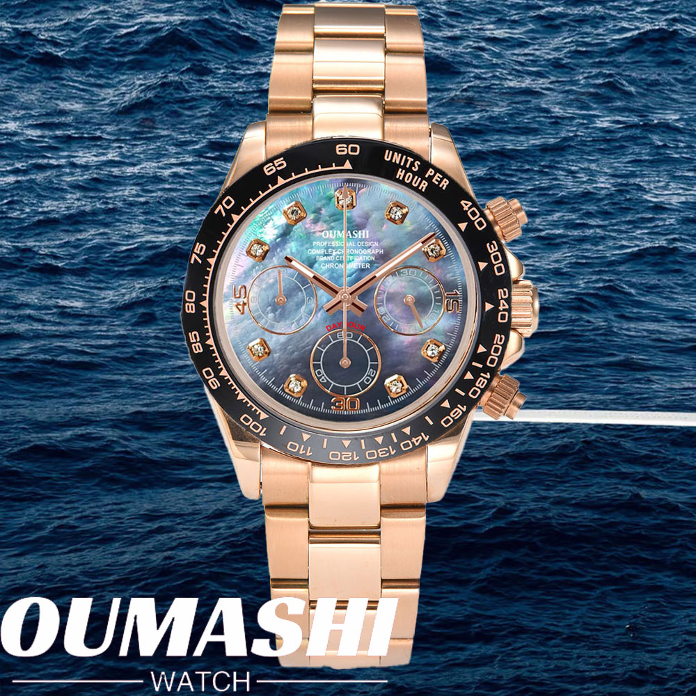 VK63 الساعات 39.3 مللي متر لؤل - مراجعة Chronograph Flyback Watch وسعره