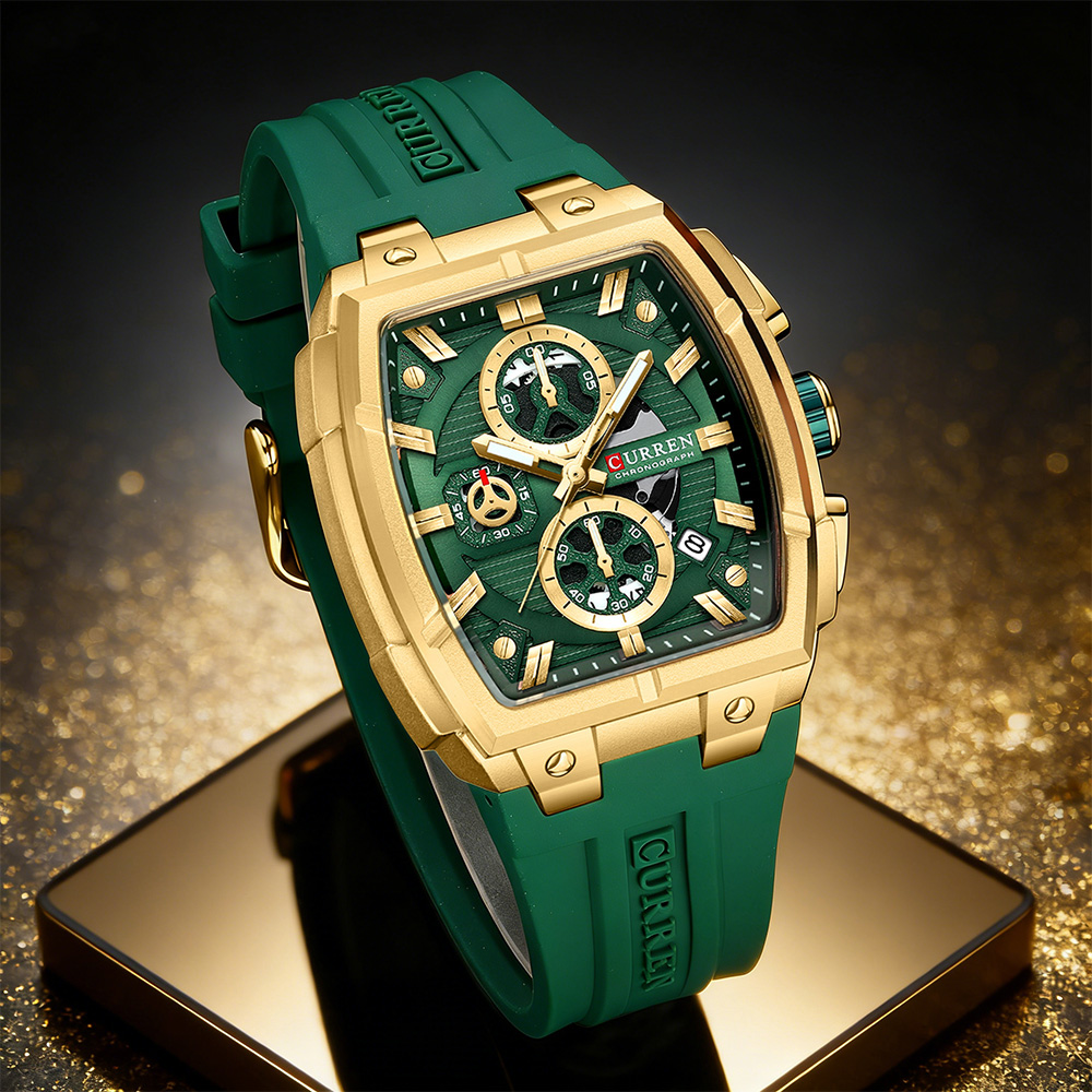 ساعة CURREN الفاخرة للرجال، سا - مراجعة Luxury Watch Vintage وسعره
