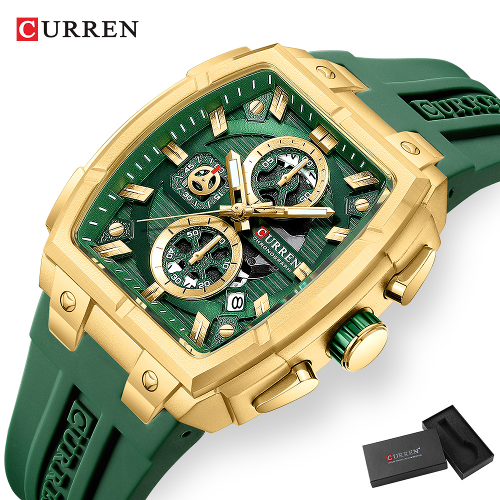 ساعة CURREN الفاخرة للرجال، سا - مراجعة Luxury Watch Vintage وسعره