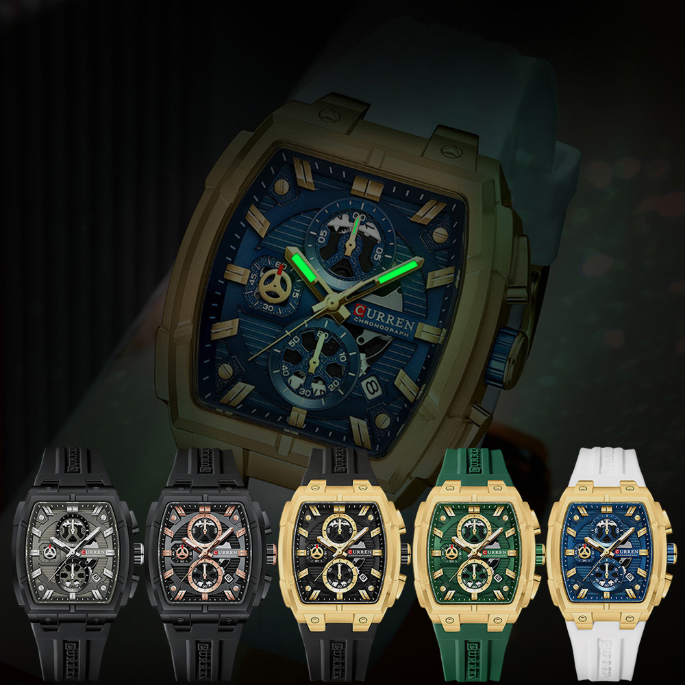 ساعة CURREN الفاخرة للرجال، سا - مراجعة Luxury Watch Vintage وسعره