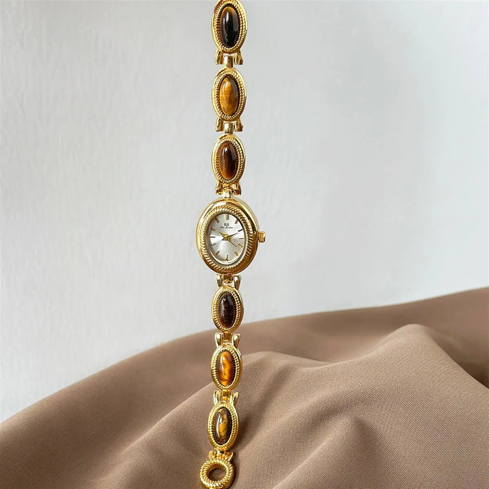 ساعة نسائية ذهبية عتيقة سوار م - مراجعة Luxury Watch Vintage وسعره