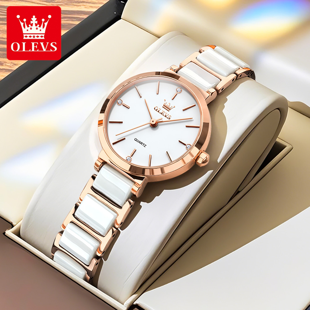 OLEVS ساعة نسائية 5877 ساعة كو - مراجعة Luxury Watch & Jewellery وسعره