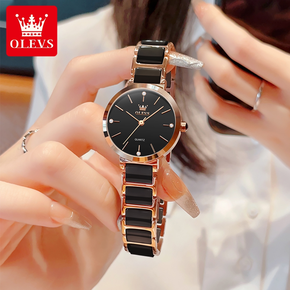 OLEVS ساعة نسائية 5877 ساعة كو - مراجعة Luxury Watch & Jewellery وسعره