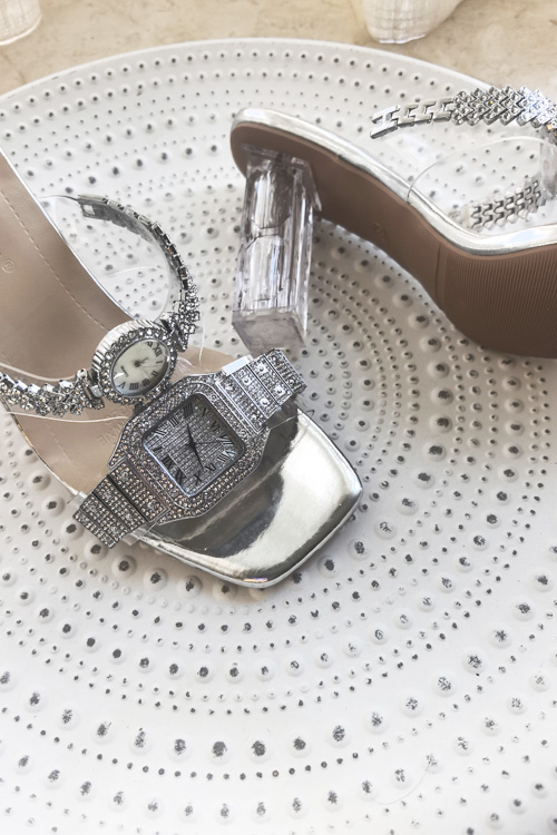 تصميم أصلي ساعة كريستال بكعب ع - مراجعة Luxury Watch Square وسعره