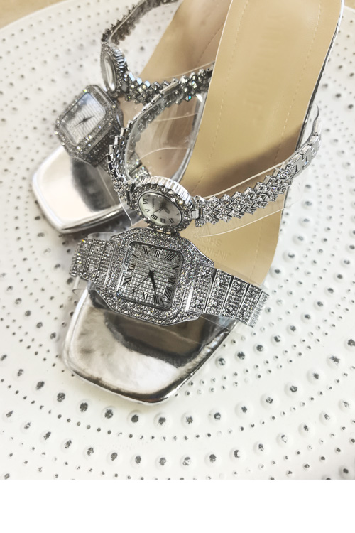 تصميم أصلي ساعة كريستال بكعب ع - مراجعة Luxury Watch Square وسعره
