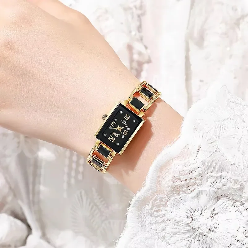 ساعة يد نسائية أنيقة فاخرة كهد - مراجعة Luxury Watch Square وسعره