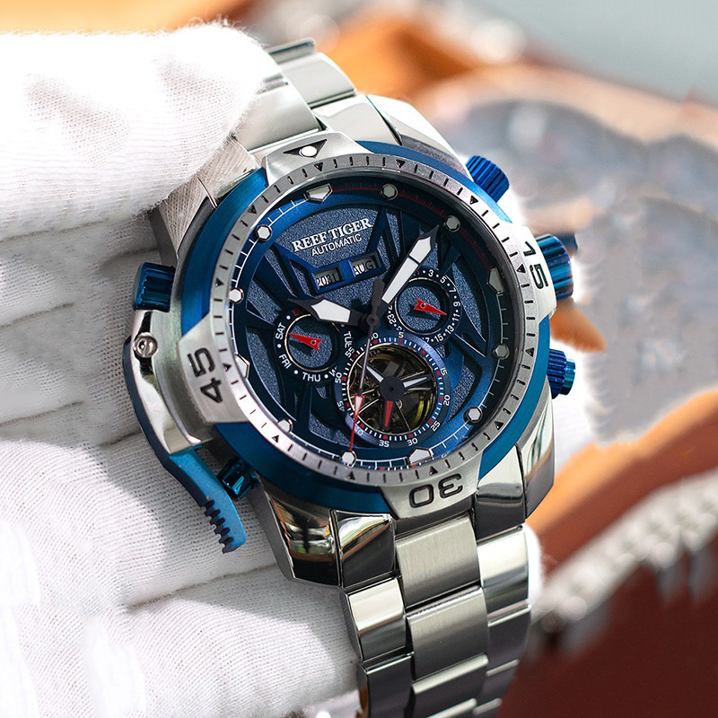 ساعة يد رجالية أوتوماتيكية ميك - مراجعة Chronograph Flyback Watch وسعره