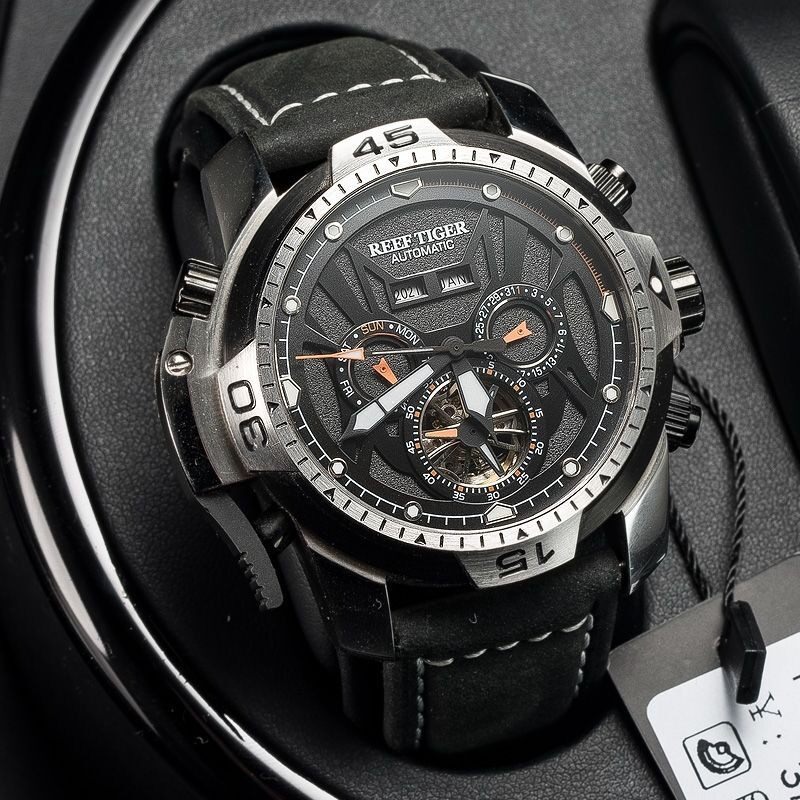 ساعة يد رجالية أوتوماتيكية ميك - مراجعة Chronograph Flyback Watch وسعره