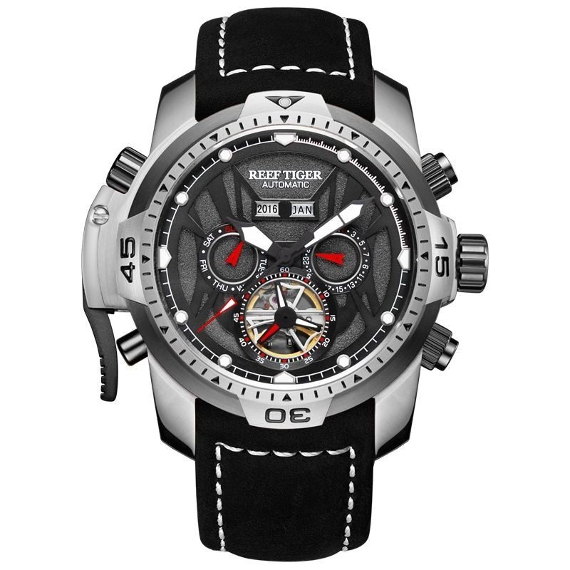 ساعة يد رجالية أوتوماتيكية ميك - مراجعة Chronograph Flyback Watch وسعره