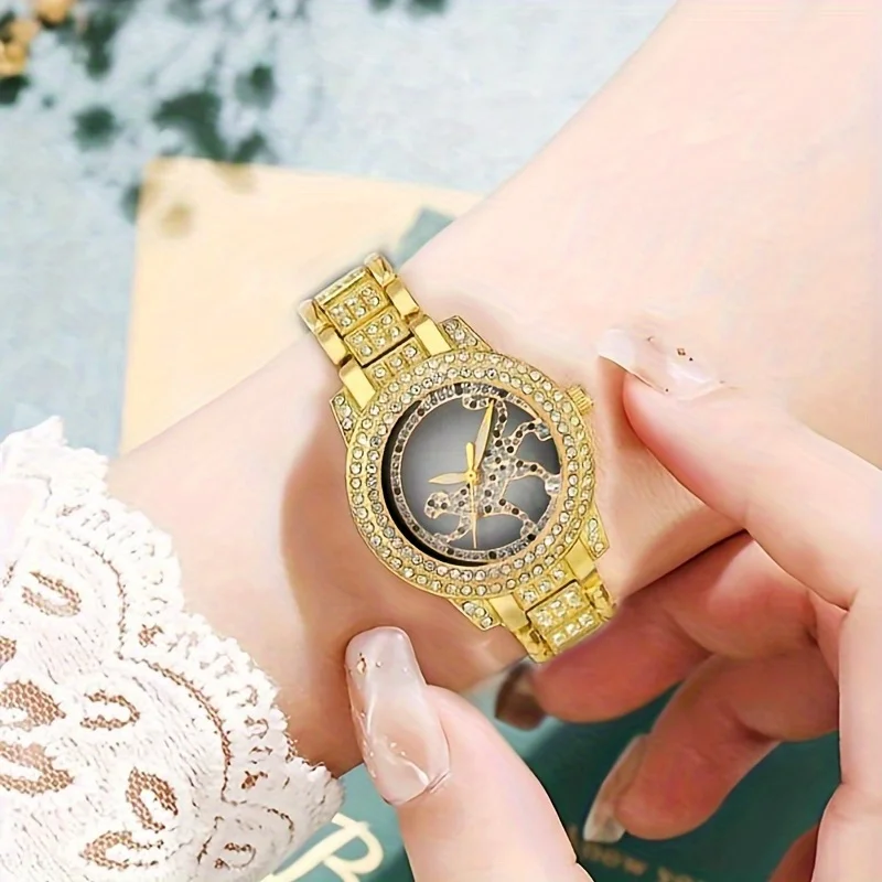 مجموعة من 5 قطع: ساعة نسائية ب - مراجعة Luxury Watch Gift For Her وسعره