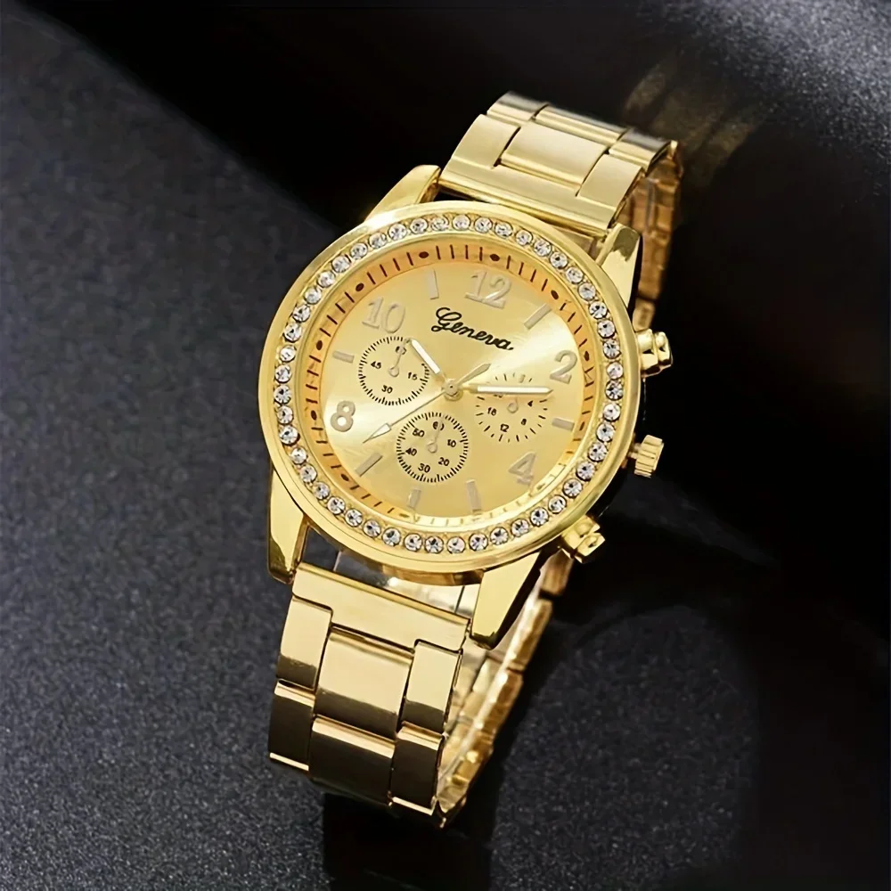 ساعة كوارتز فاخرة مرصعة بالأحج - مراجعة Luxury Watch Gift For Her وسعره