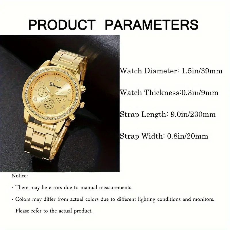 ساعة كوارتز فاخرة مرصعة بالأحج - مراجعة Luxury Watch Gift For Her وسعره