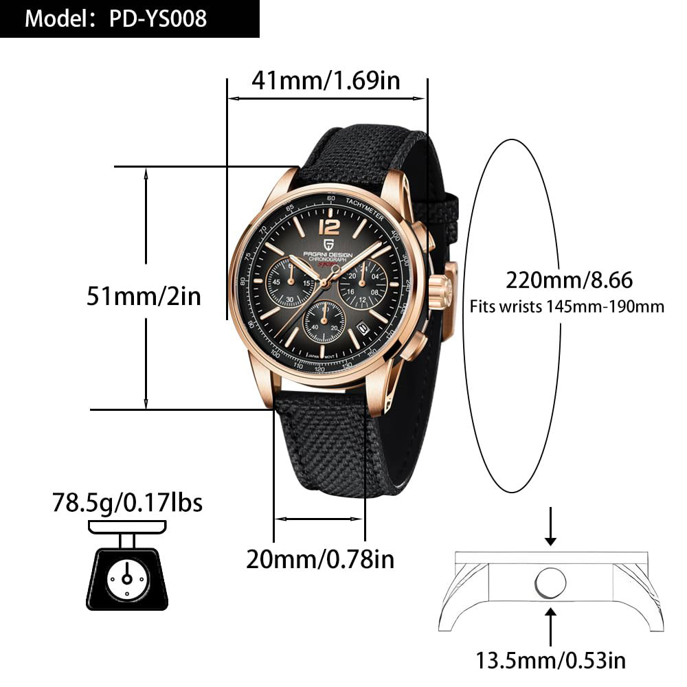 PAGANI تصميم جديد ساعة رجالي 4 - مراجعة Luxury Watch Low Price وسعره