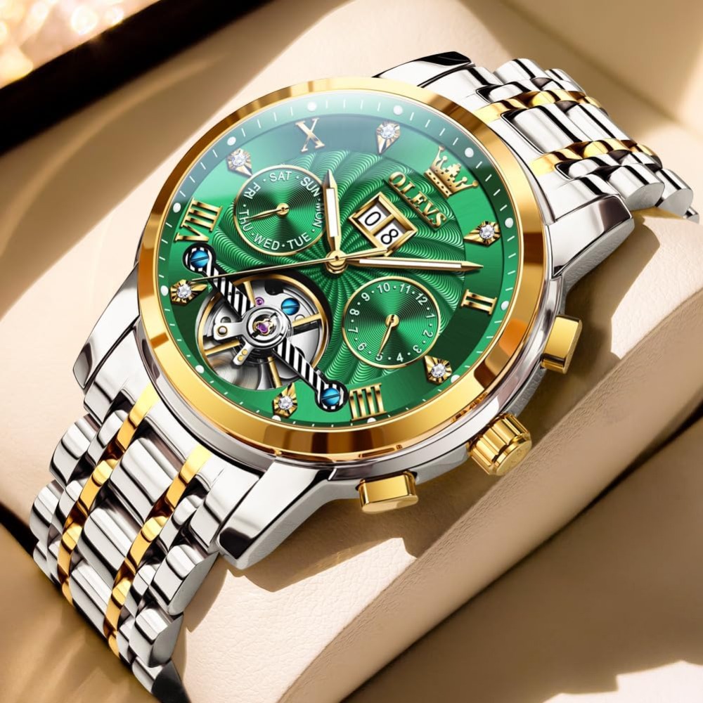 ساعة يد رجالية فاخرة بحركة كوا - مراجعة Luxury Watch Image وسعره