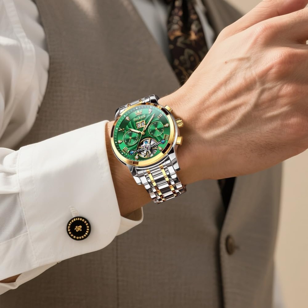 ساعة يد رجالية فاخرة بحركة كوا - مراجعة Luxury Watch Image وسعره