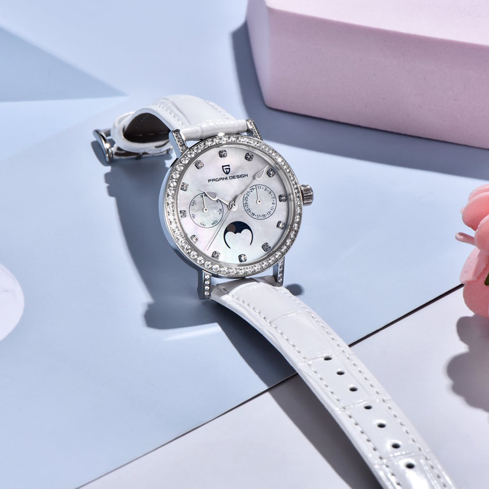 ساعة كوارتز نسائية من PAGANI D - مراجعة Luxury Watch White وسعره