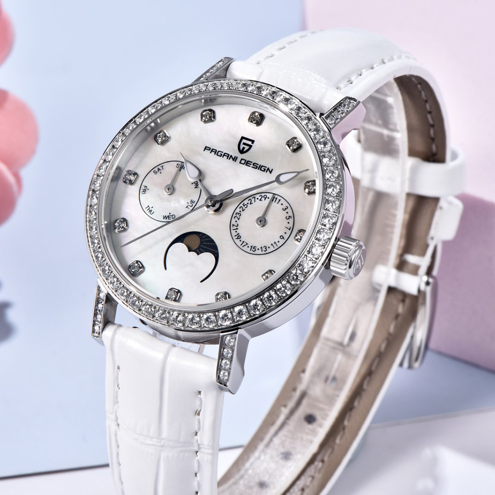 ساعة كوارتز نسائية من PAGANI D - مراجعة Luxury Watch White وسعره