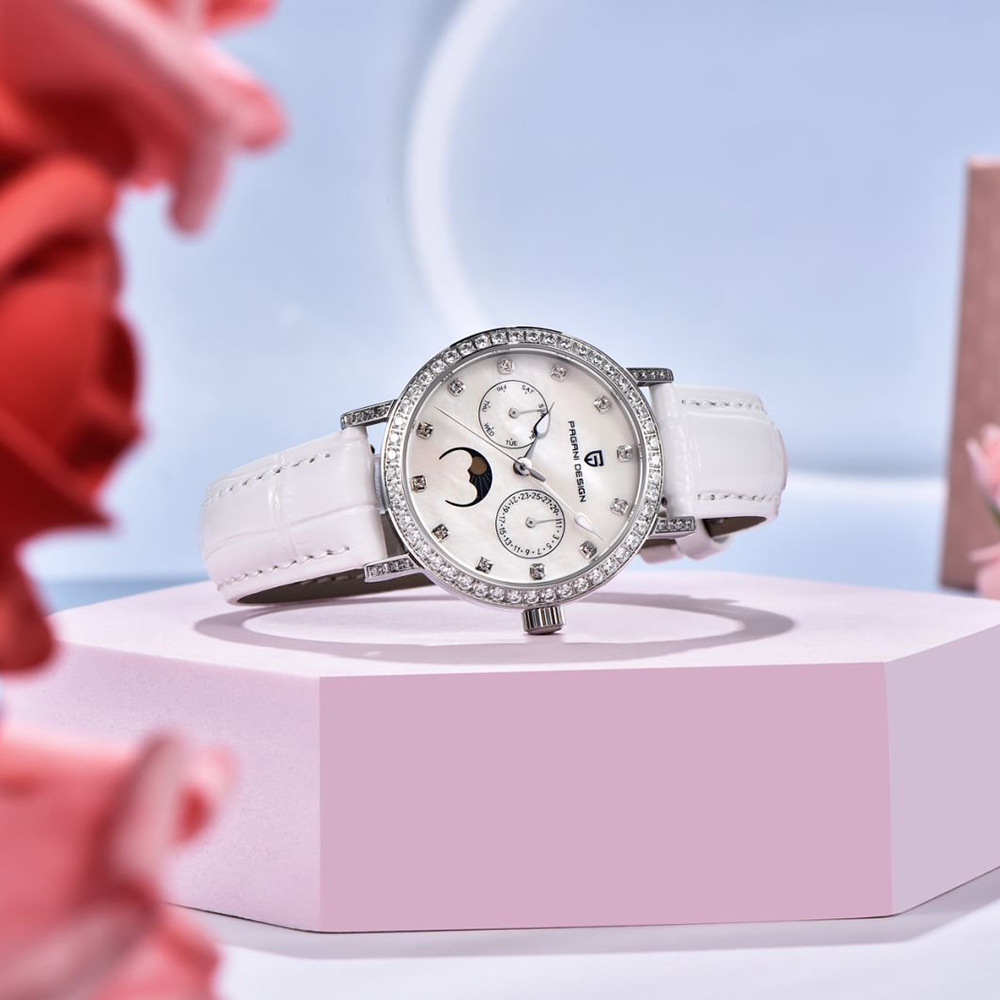 ساعة كوارتز نسائية من PAGANI D - مراجعة Luxury Watch White وسعره