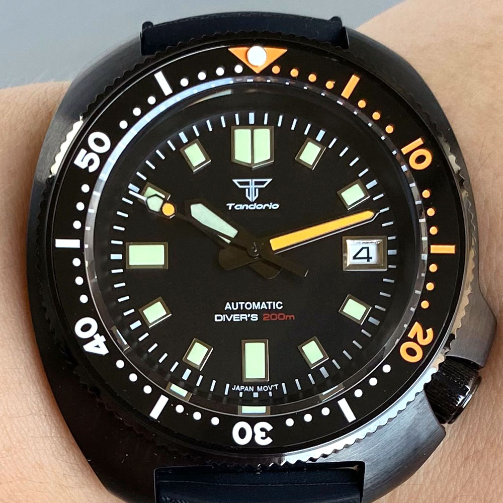 ساعة تاندوريو 20ATM بقطر 44 مم - مراجعة Luxury Watch With Green Dial وسعره