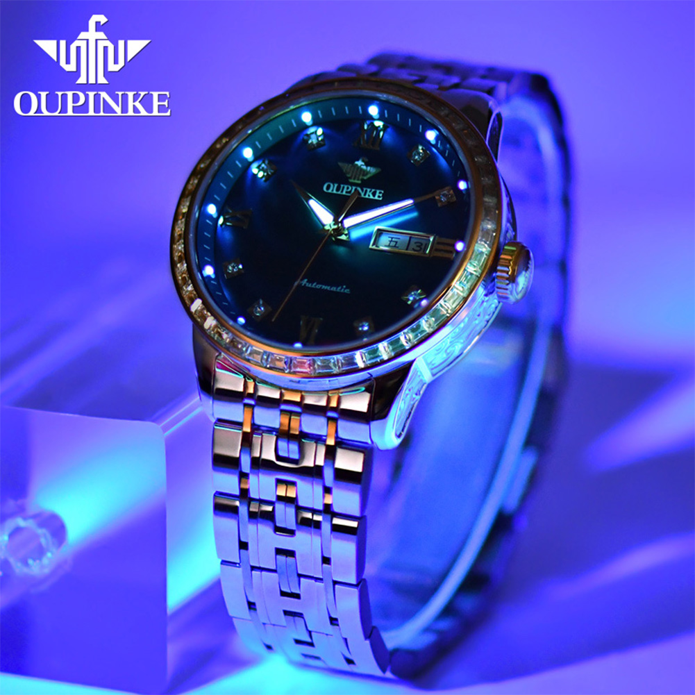 OUPINKE 3258 ساعات رجالية جديد - مراجعة Luxury Watch Galaxy وسعره