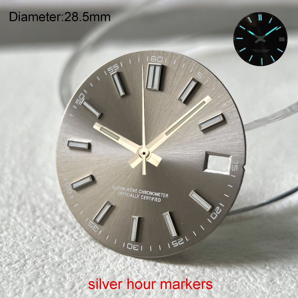 قرص ساعة NH35 بقطر 28.5 مم مع  - مراجعة Luxury Watch With Green Dial وسعره