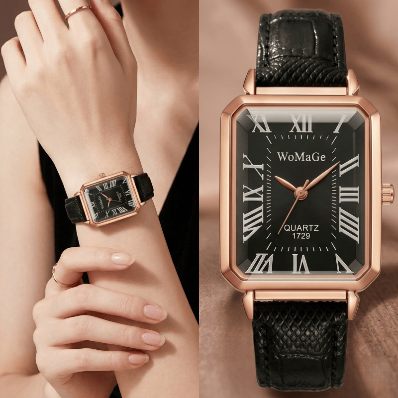 ساعات كوارتز مستطيلة الشكل للن - مراجعة Luxury Watch Index وسعره