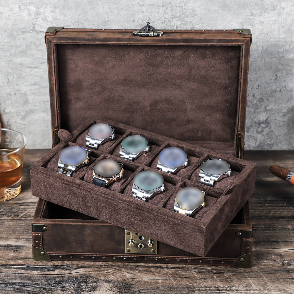 علبة ساعات جلدية فاخرة من CONT - مراجعة Luxury Watch Vintage وسعره