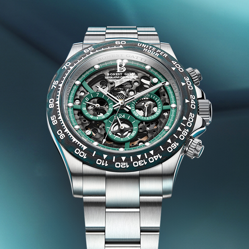 ساعة يد رجالية أوتوماتيكية ميك - مراجعة Chronograph Flyback Watch وسعره