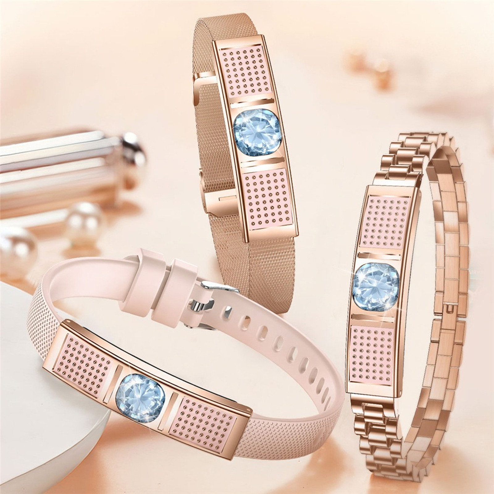 سوار ذكي فاخر للنساء مع ألماس  - مراجعة Luxury Watch Gift For Her وسعره