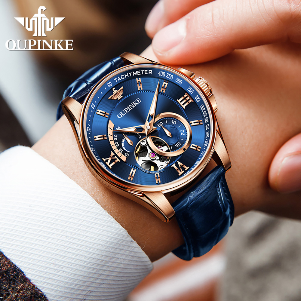 ساعة يد أوتوماتيكية أصلية للرج - مراجعة Chronograph Flyback Watch وسعره