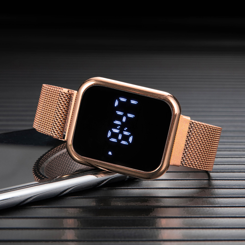 ساعات رقمية مستطيلة أنيقة للنس - مراجعة Luxury Watch Wallpaper وسعره