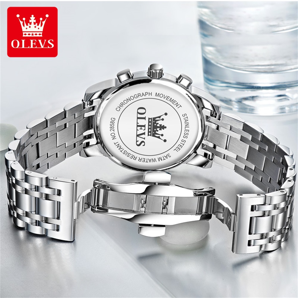 ساعات OLEVS الشهيرة للرجال من  - مراجعة Luxury Watch Wallpaper وسعره
